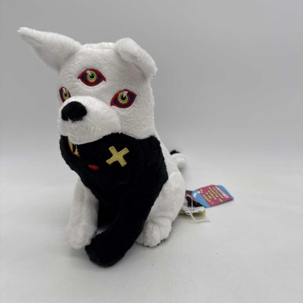 Meow Wolf Cat Wolf 10 inch Plush Black White Stuffed Animal Collectible New Tags